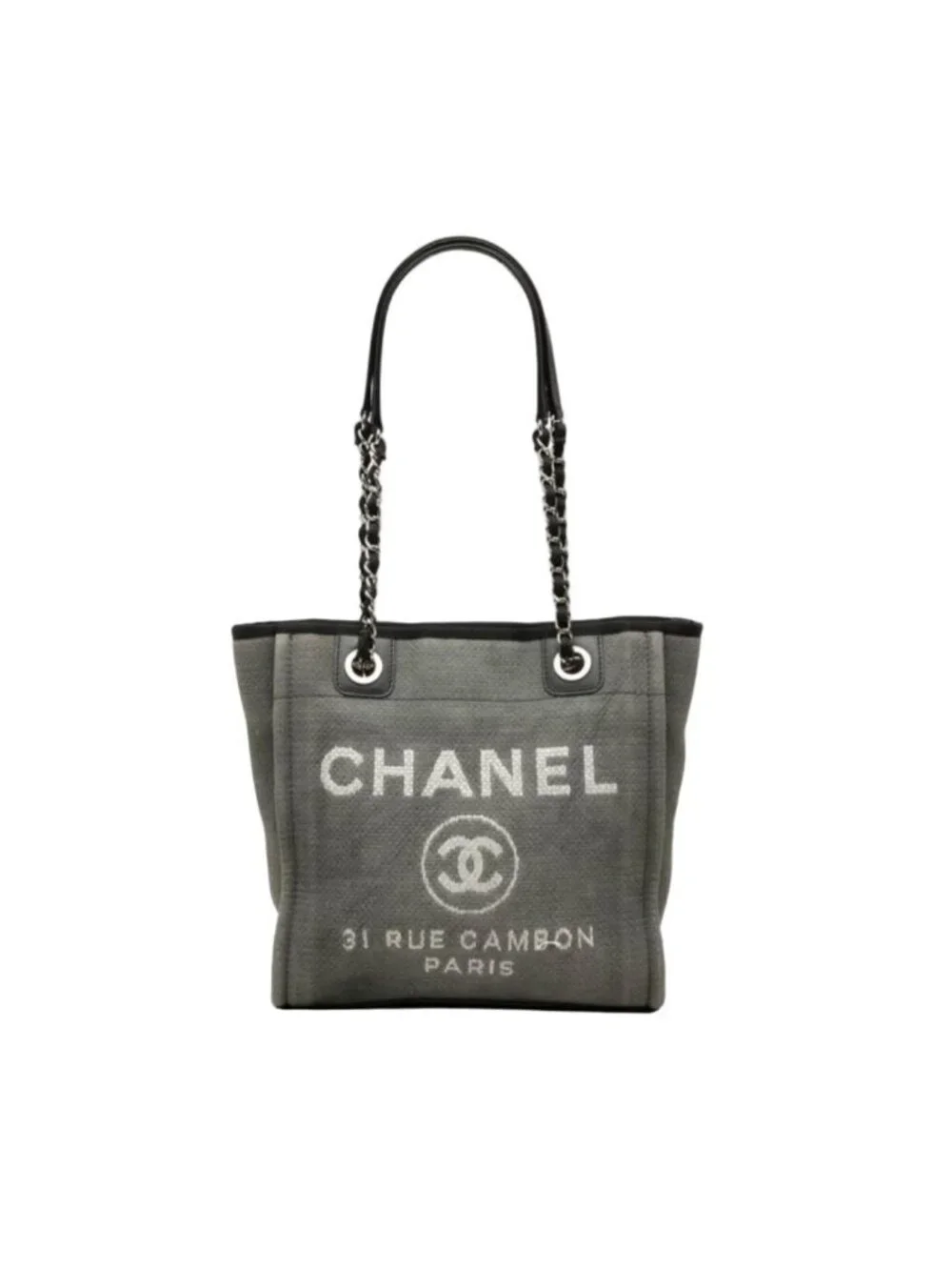 Chanel Deauville PM Chain Tote Shoulder